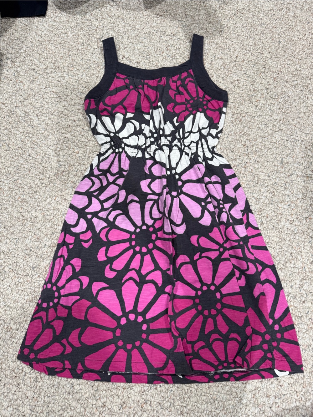 Old Navy Pink Purple Black Floral Sundress
